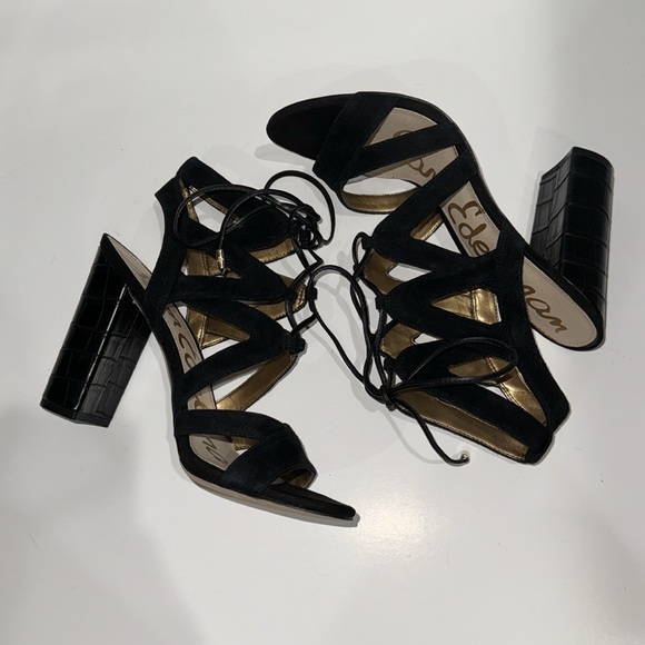 Sam Edelman Yardley Block Sandals - Picture 5 of 8